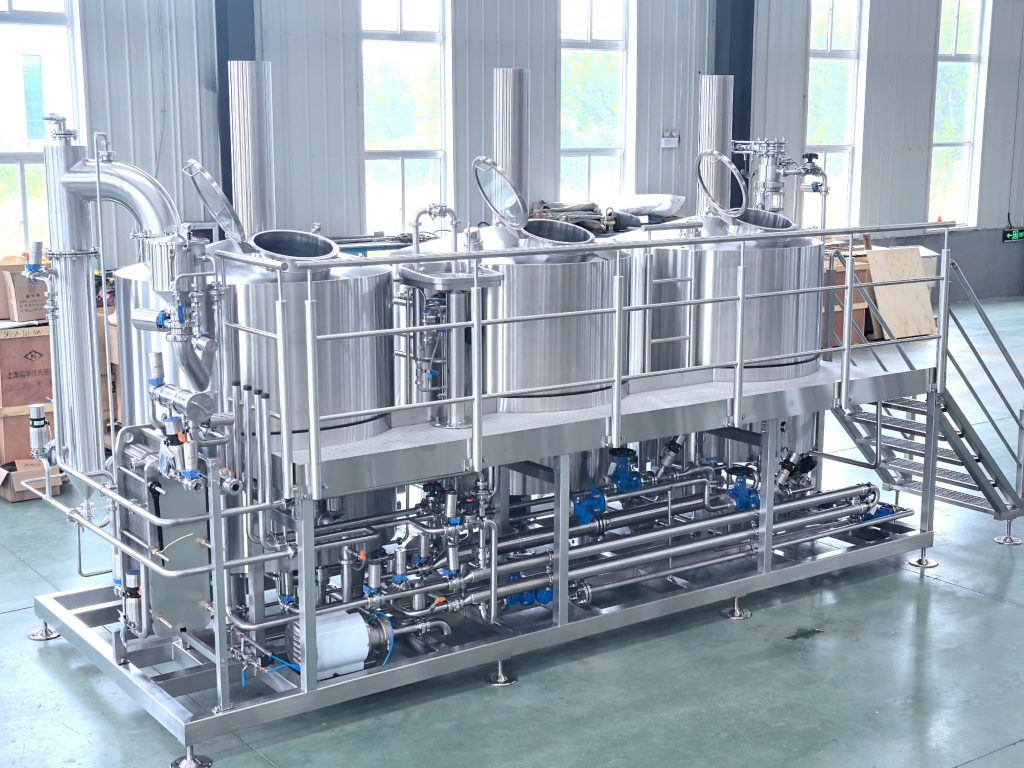 1000L 3vessels brewhouse system